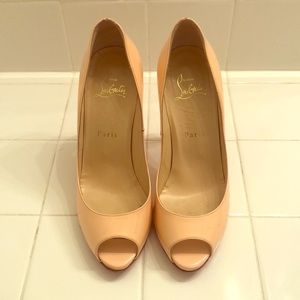 SEXY Patent Pale Pink Patent Christian Louboutin